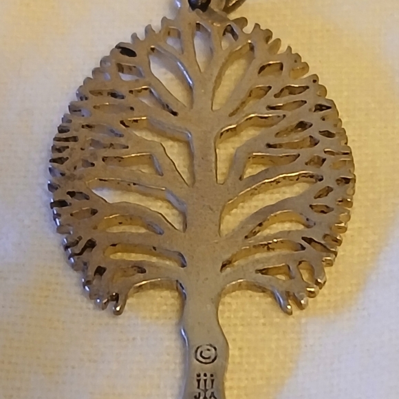 Retired James Avery Le Arbre Pendant, this is the older design, PLS SEE ALL PICS - Picture 7 of 10